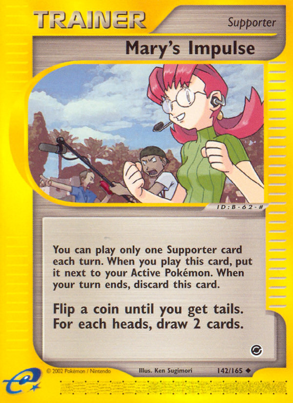 Mary's Impulse (142/165) [Expedition: Base Set] | Card Merchant Takapuna