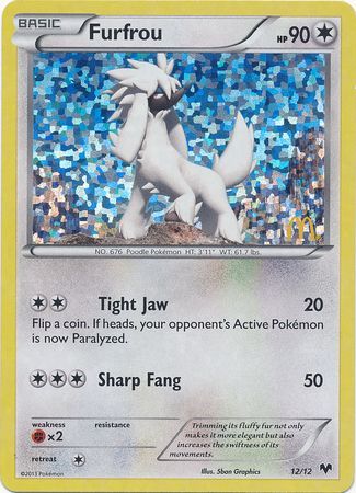 Furfrou (12/12) [McDonald's Promos: 2014 Collection] | Card Merchant Takapuna