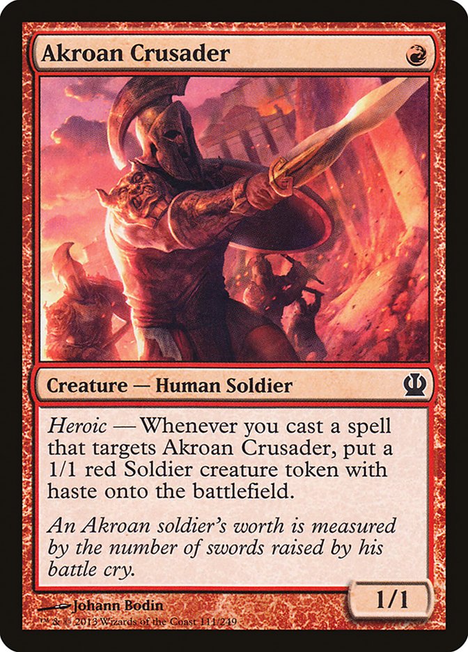 Akroan Crusader [Theros] | Card Merchant Takapuna