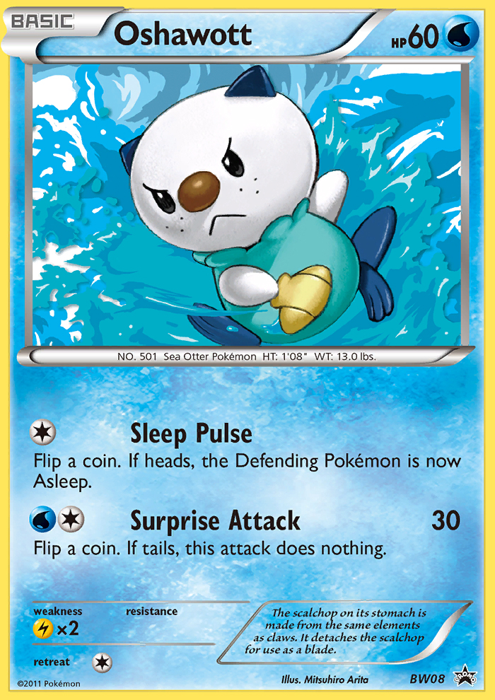 Oshawott (BW08) [Black & White: Black Star Promos] | Card Merchant Takapuna