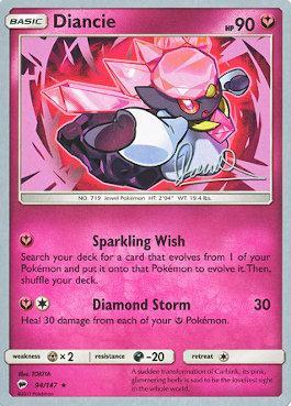 Diancie (94/147) (Infinite Force - Diego Cassiraga) [World Championships 2017] | Card Merchant Takapuna