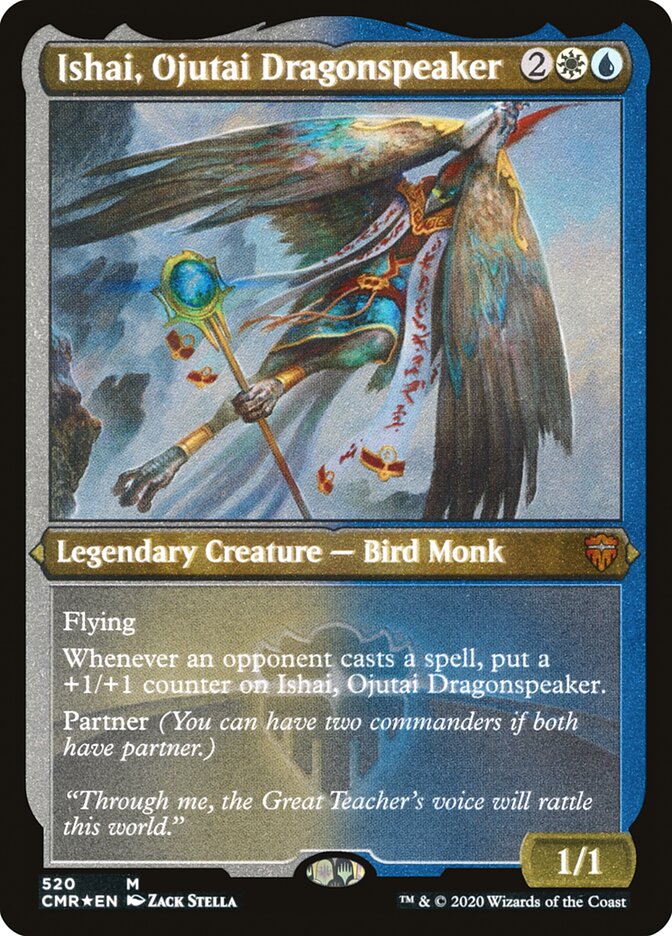 Ishai, Ojutai Dragonspeaker (Etched) [Commander Legends] | Card Merchant Takapuna