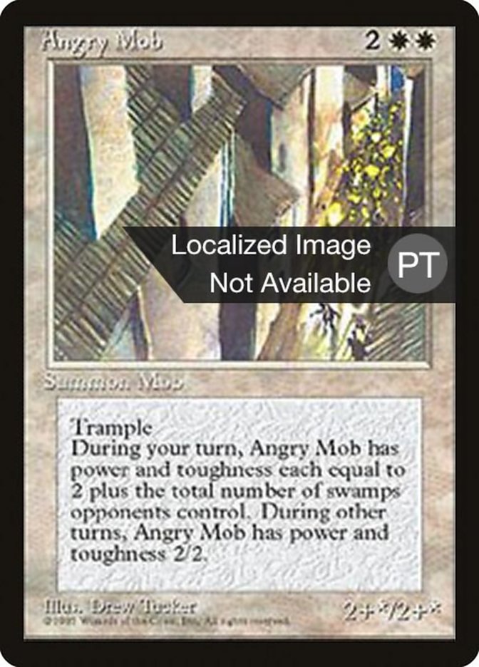 Angry Mob [Fourth Edition (Foreign Black Border)] | Card Merchant Takapuna