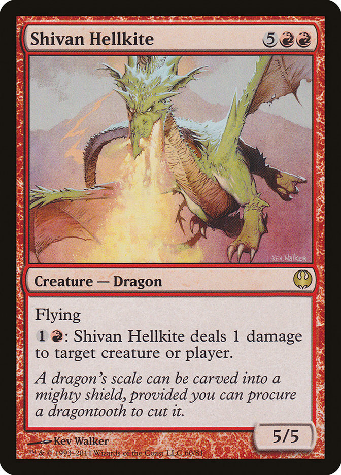 Shivan Hellkite [Duel Decks: Knights vs. Dragons] | Card Merchant Takapuna