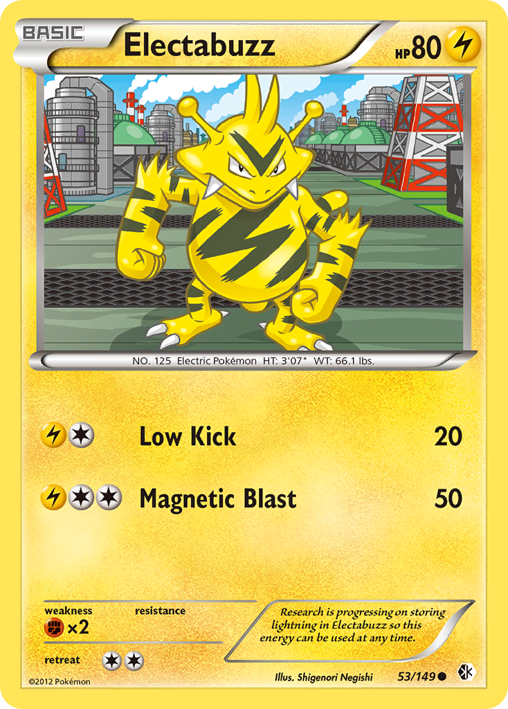 Electabuzz (53/149) [Black & White: Boundaries Crossed] | Card Merchant Takapuna