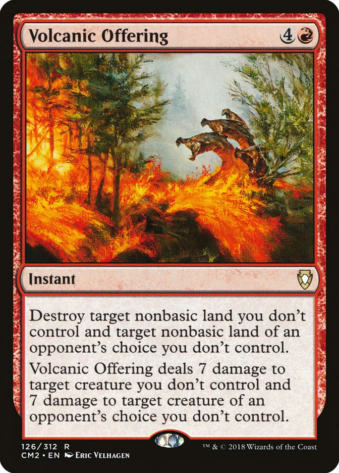 Volcanic Offering [Commander Anthology Volume II] | Card Merchant Takapuna