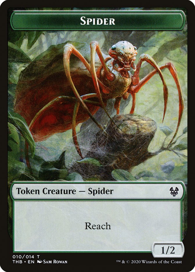 Spider Token [Theros Beyond Death Tokens] | Card Merchant Takapuna