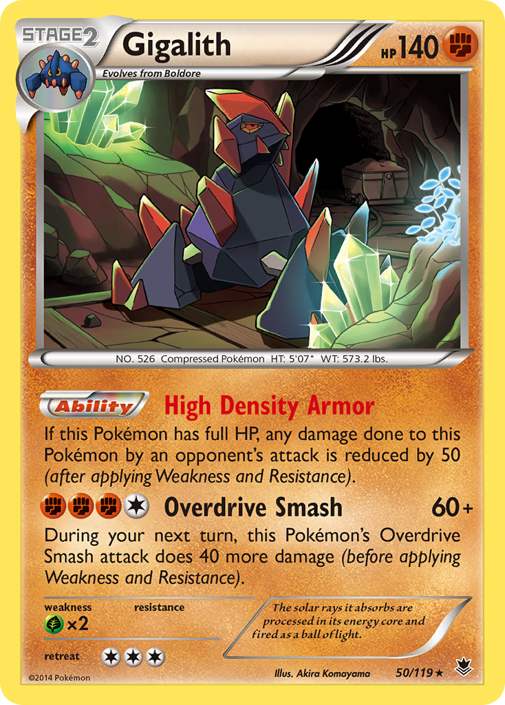 Gigalith (50/119) [XY: Phantom Forces] | Card Merchant Takapuna