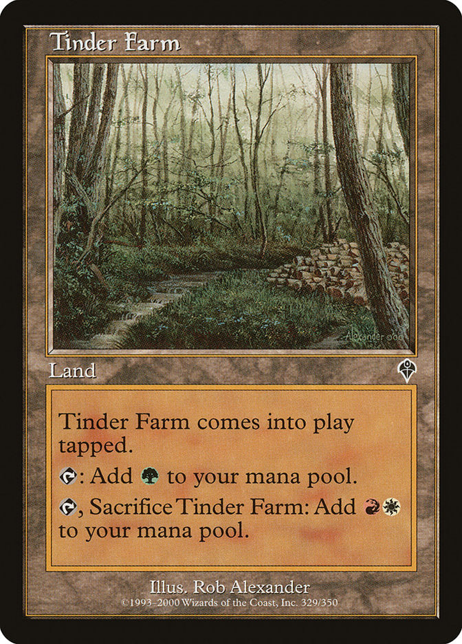 Tinder Farm [Invasion] | Card Merchant Takapuna