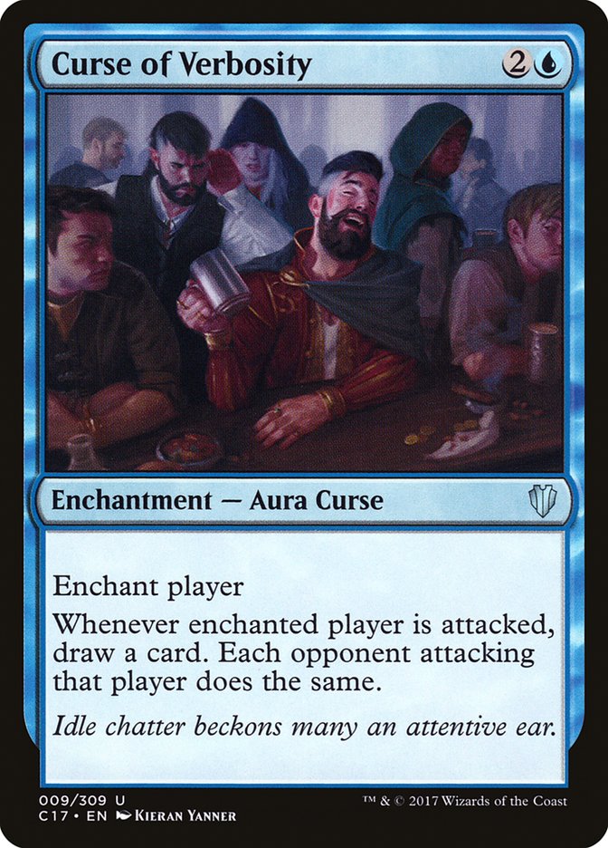 Curse of Verbosity [Commander 2017] | Card Merchant Takapuna