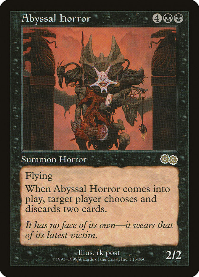 Abyssal Horror [Urza's Saga] | Card Merchant Takapuna