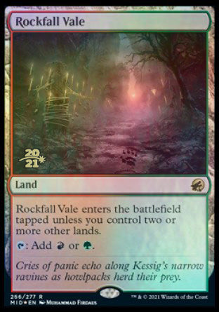 Rockfall Vale [Innistrad: Midnight Hunt Prerelease Promos] | Card Merchant Takapuna