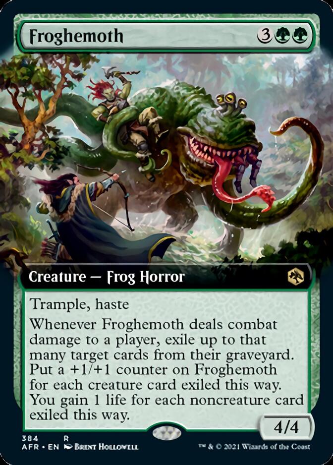 Froghemoth (Extended Art) [Dungeons & Dragons: Adventures in the Forgotten Realms] | Card Merchant Takapuna