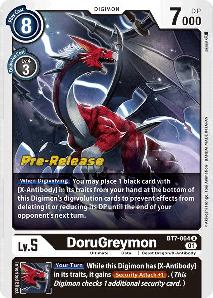 DoruGreymon [BT7-064] [Next Adventure Pre-Release Cards] | Card Merchant Takapuna