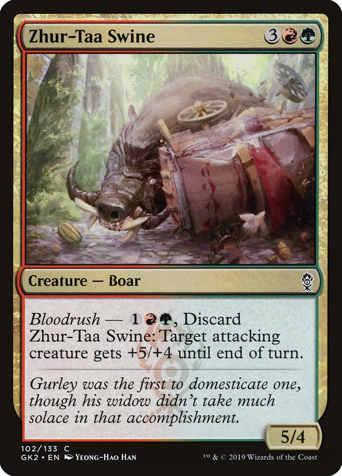 Zhur-Taa Swine [Ravnica Allegiance Guild Kit] | Card Merchant Takapuna