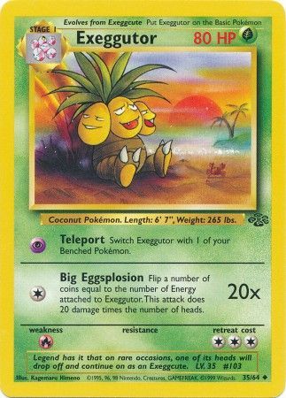 Exeggutor (35/64) [Jungle Unlimited] | Card Merchant Takapuna