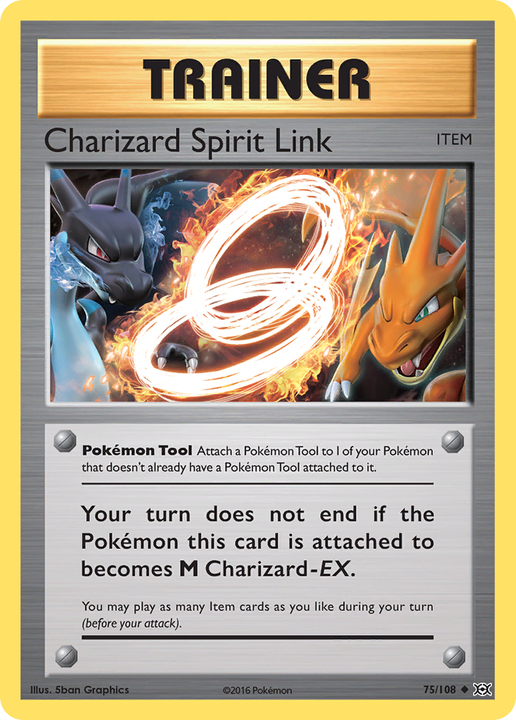 Charizard Spirit Link (75/108) [XY: Evolutions] | Card Merchant Takapuna