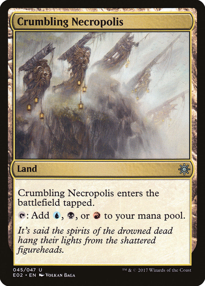 Crumbling Necropolis [Explorers of Ixalan] | Card Merchant Takapuna