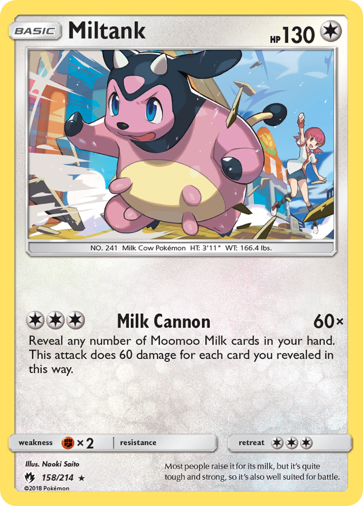 Miltank (158/214) [Sun & Moon: Lost Thunder] | Card Merchant Takapuna