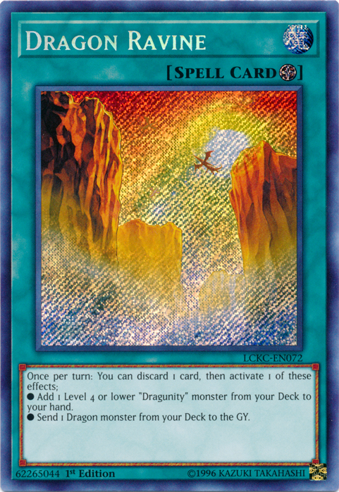 Dragon Ravine [LCKC-EN072] Secret Rare | Card Merchant Takapuna