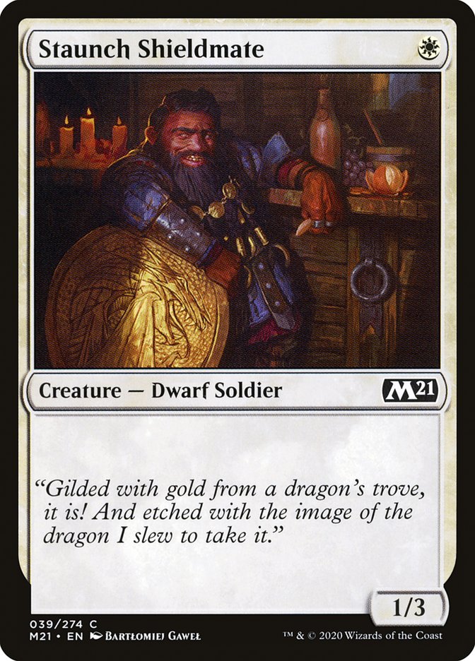 Staunch Shieldmate [Core Set 2021] | Card Merchant Takapuna