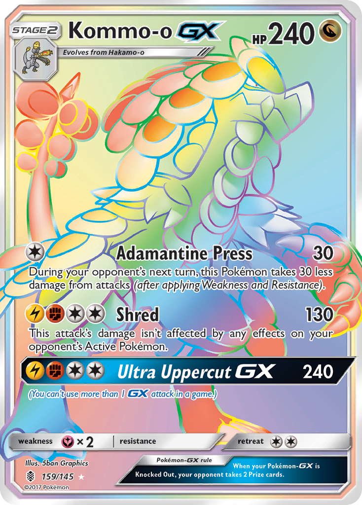 Kommo-o GX (159/145) [Sun & Moon: Guardians Rising] | Card Merchant Takapuna