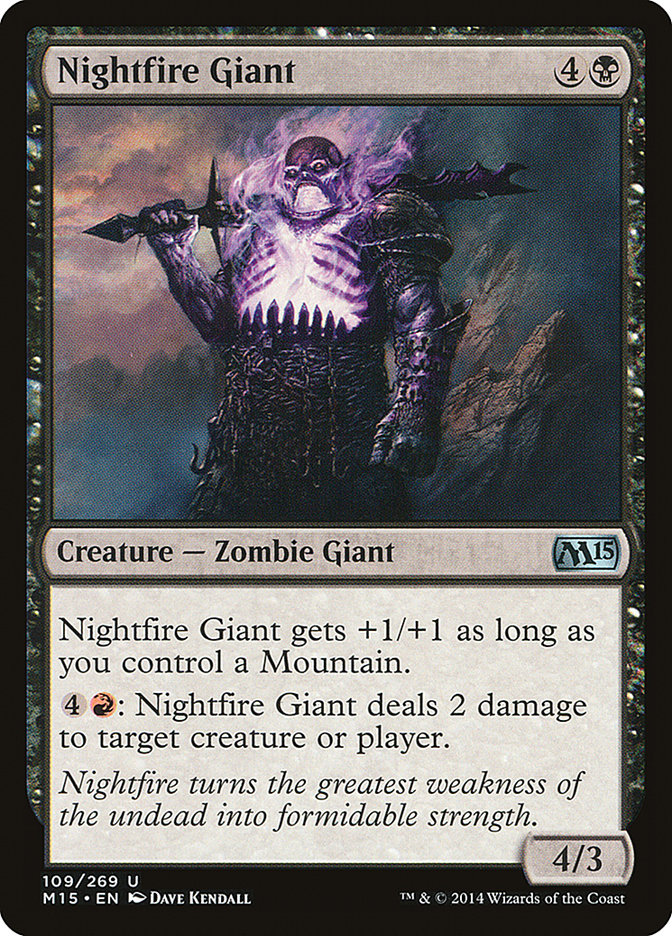 Nightfire Giant [Magic 2015] | Card Merchant Takapuna