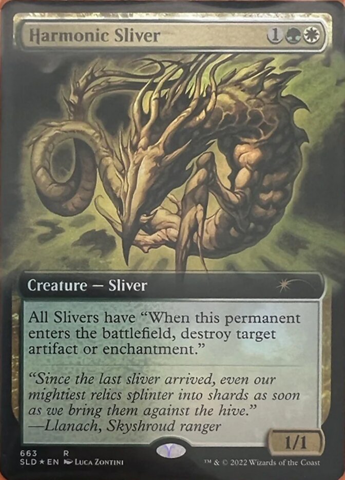 Harmonic Sliver (Extended Art) [Secret Lair Drop Promos] | Card Merchant Takapuna