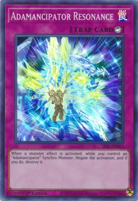 Adamancipator Resonance [SESL-EN013] Super Rare | Card Merchant Takapuna