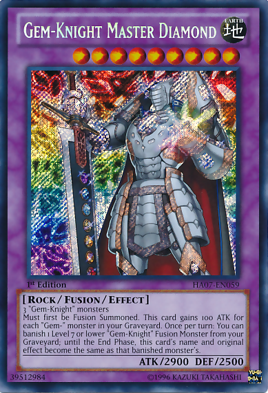 Gem-Knight Master Diamond [HA07-EN059] Secret Rare | Card Merchant Takapuna