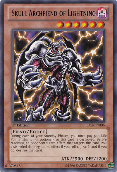 Skull Archfiend of Lightning [BP01-EN006] Rare | Card Merchant Takapuna