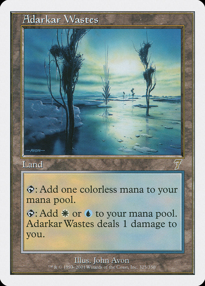 Adarkar Wastes [Seventh Edition] | Card Merchant Takapuna