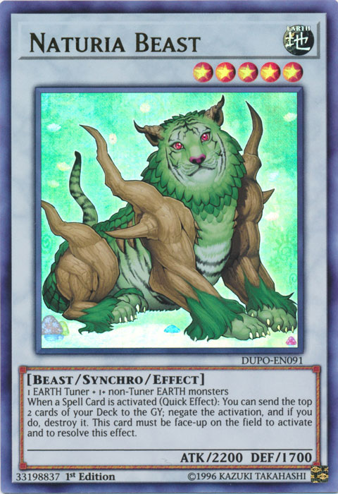 Naturia Beast [DUPO-EN091] Ultra Rare | Card Merchant Takapuna