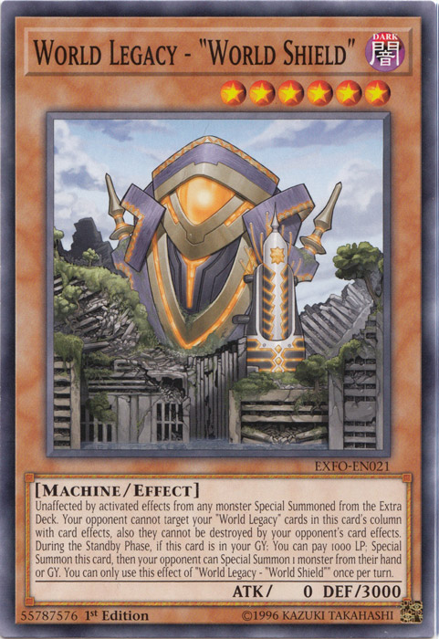 World Legacy - "World Shield" [EXFO-EN021] Common | Card Merchant Takapuna