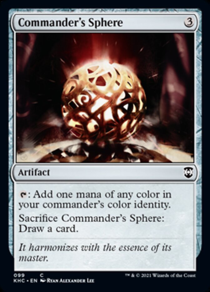 Commander's Sphere [Kaldheim Commander] | Card Merchant Takapuna