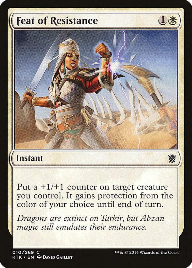 Feat of Resistance [Khans of Tarkir] | Card Merchant Takapuna