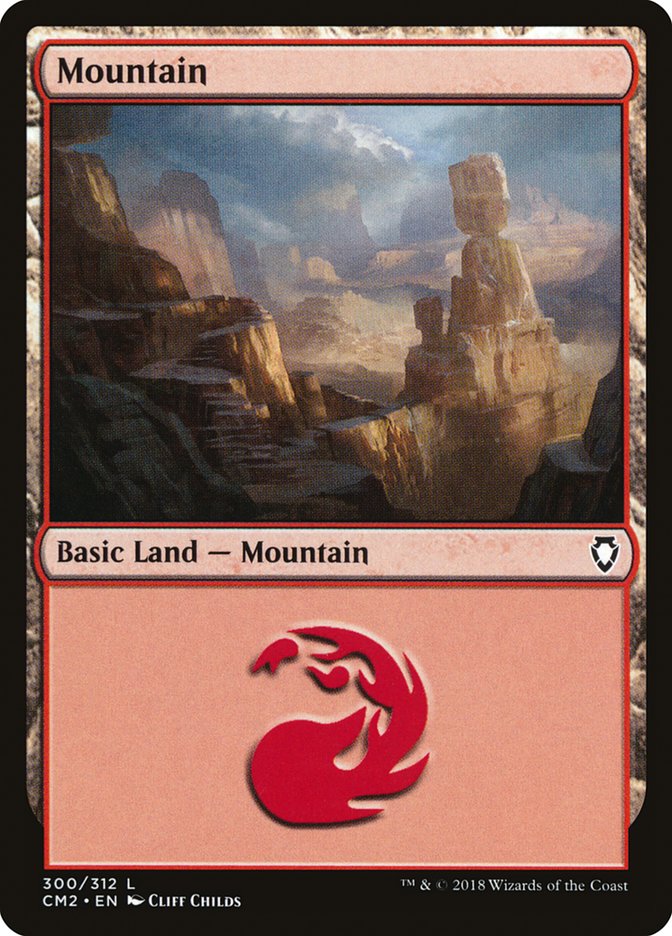 Mountain (300) [Commander Anthology Volume II] | Card Merchant Takapuna