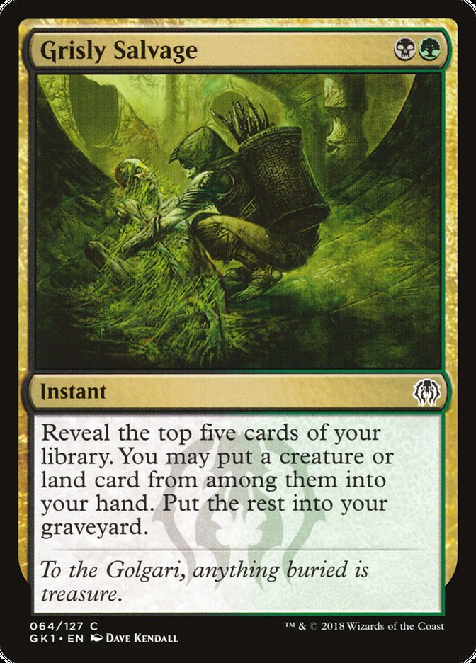 Grisly Salvage [Guilds of Ravnica Guild Kit] | Card Merchant Takapuna