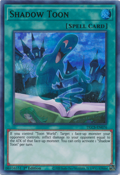 Shadow Toon (Green) [DLCS-EN076] Ultra Rare | Card Merchant Takapuna