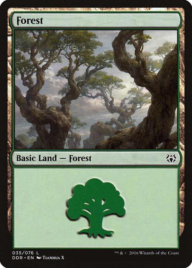 Forest (35) [Duel Decks: Nissa vs. Ob Nixilis] | Card Merchant Takapuna