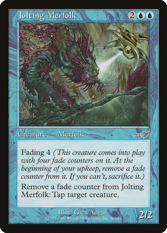 Jolting Merfolk [Nemesis] | Card Merchant Takapuna