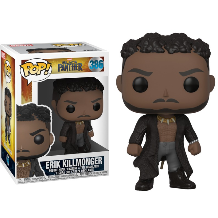 Black Panther - Erik Killmonger Pop! 386 | Card Merchant Takapuna