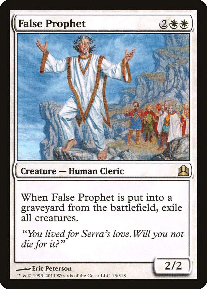 False Prophet [Commander 2011] | Card Merchant Takapuna