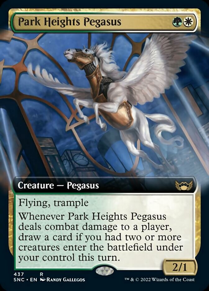 Park Heights Pegasus (Extended Art) [Streets of New Capenna] | Card Merchant Takapuna