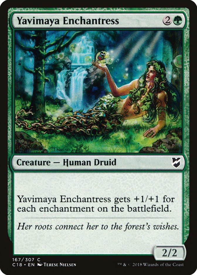 Yavimaya Enchantress [Commander 2018] | Card Merchant Takapuna