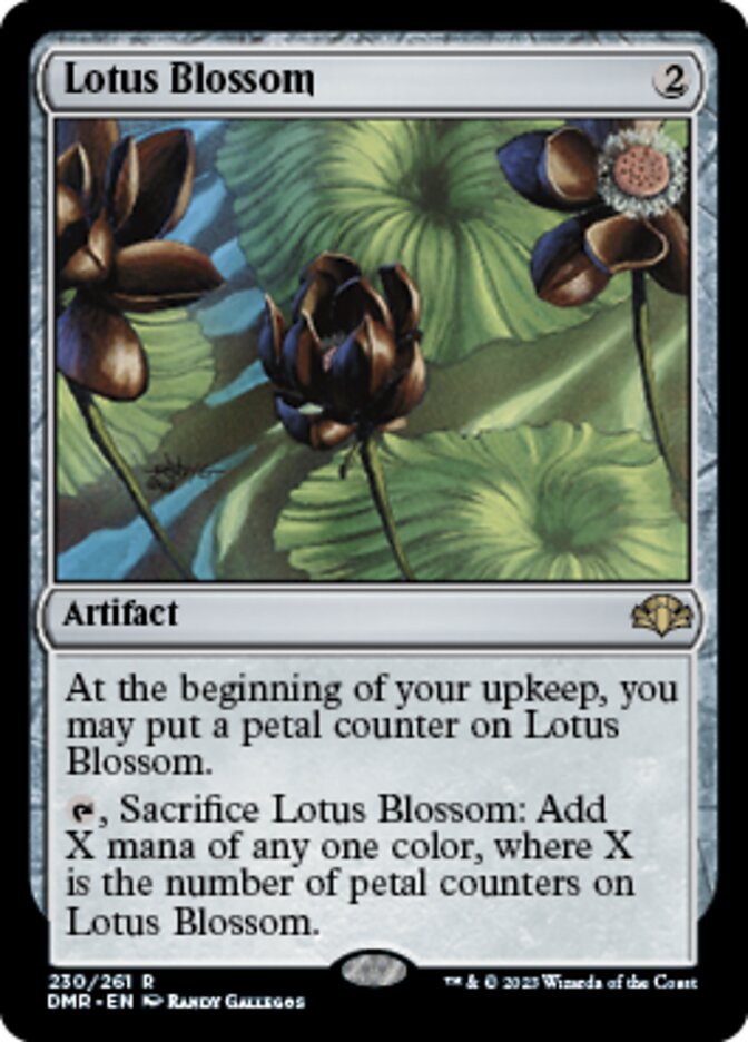 Lotus Blossom [Dominaria Remastered] | Card Merchant Takapuna