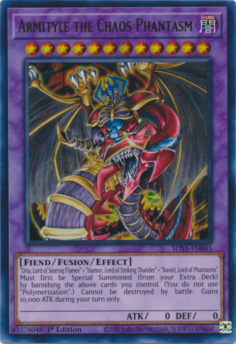 Armityle the Chaos Phantom [SDSA-EN045] Ultra Rare | Card Merchant Takapuna