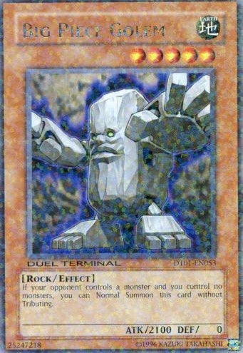 Big Piece Golem [DT01-EN053] Rare | Card Merchant Takapuna