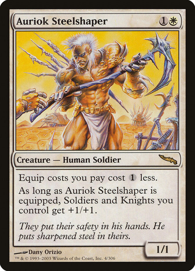 Auriok Steelshaper [Mirrodin] | Card Merchant Takapuna