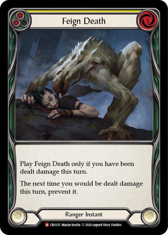 Feign Death [CRU125] (Crucible of War)  1st Edition Normal | Card Merchant Takapuna